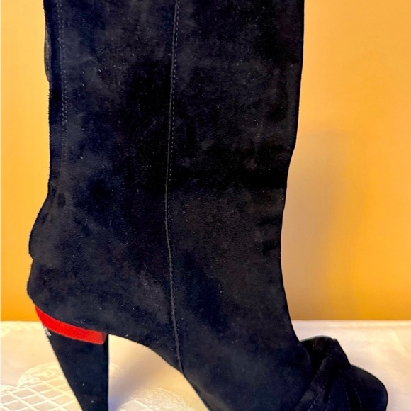 CNC Costume National Black and Red Accents Ankle Boots EU 40 US 9 - Picture 11 of 15